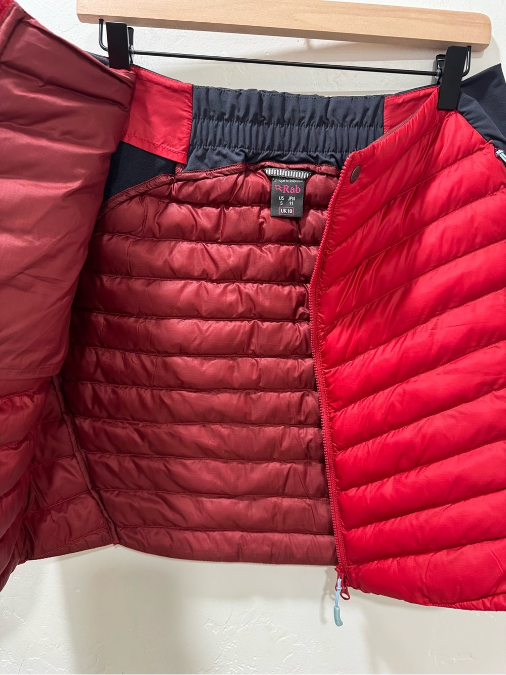 Rab Cirrus Insulated Puffer Quilted Skirt Red Women's Small Winter Layers - Picture 9 of 16
